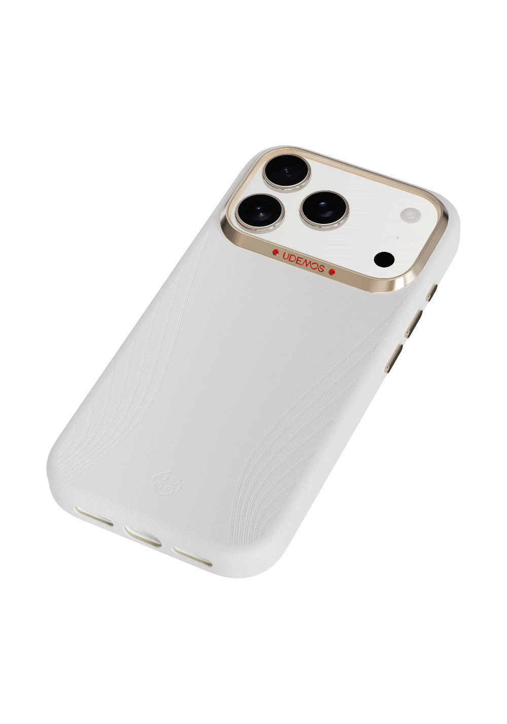 Apple iPhone 17 Pro Max Kılıf M-Safe Şarj Özellikli Çizgili Udemos Freedom Serisi Kapak