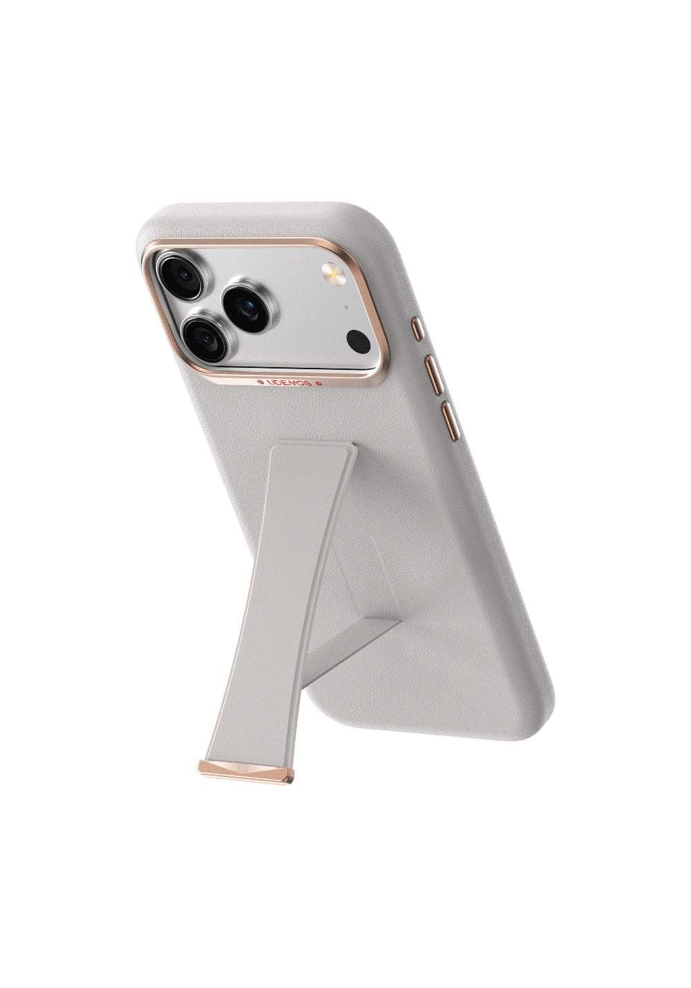 Apple iPhone 17 Pro Kılıf M-Safe Şarj Özellikli Standlı Udemos İndependence Serisi Kapak