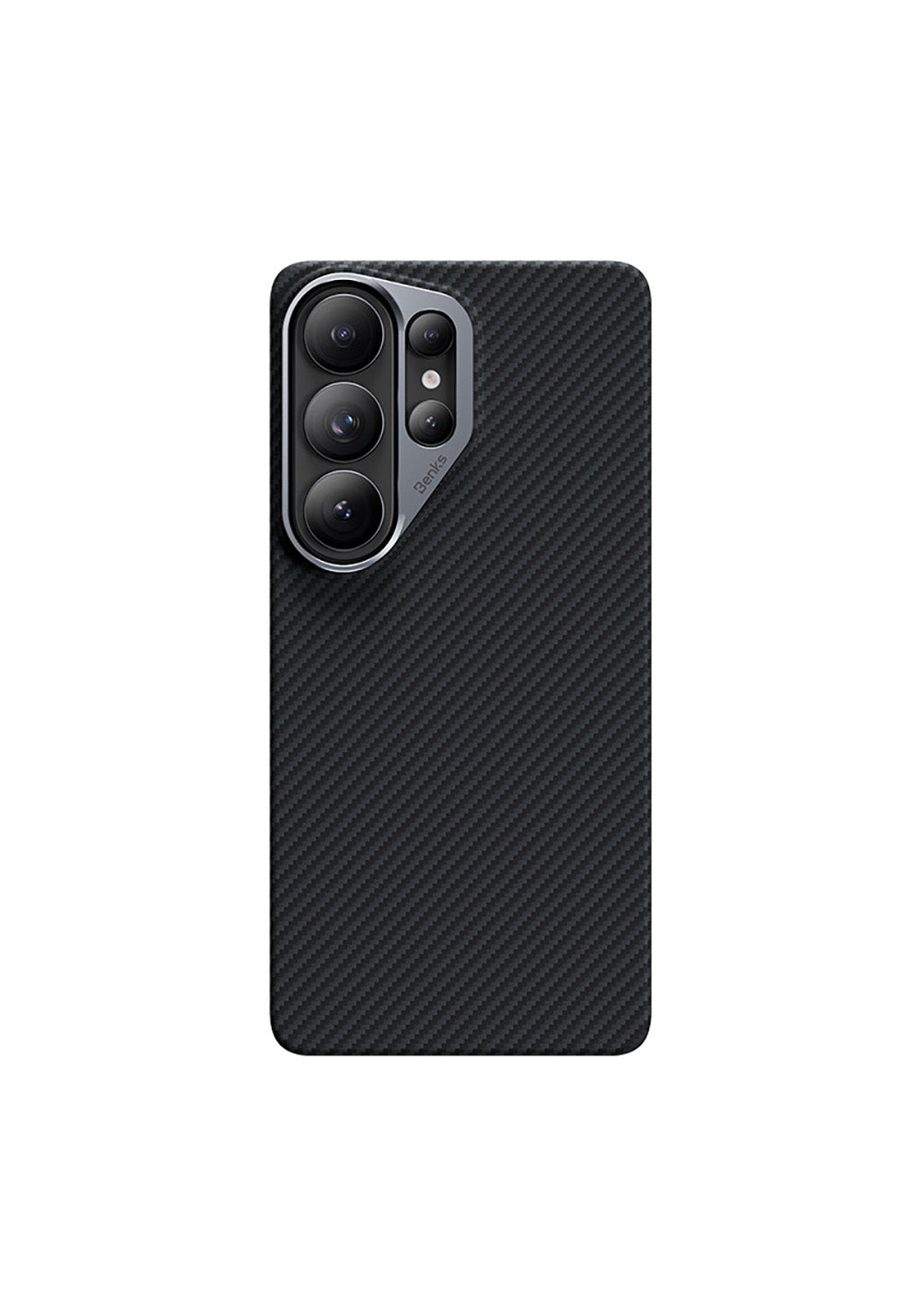 Galaxy S26 Ultra Kılıf Benks Manyetik Şarj Uyumlu Magnetik ArmorAir 600D Kevlar Karbon Fiber Kapak