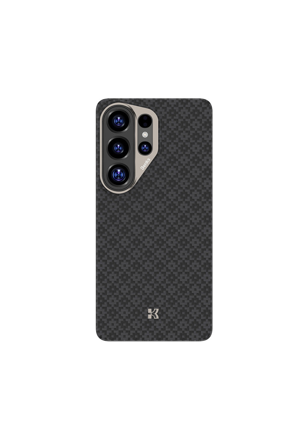 Galaxy S26 Ultra Kılıf M-Safe Şarj Özellikli Benks ArmorAir ArmorGrid Serisi Kevlar Karbon Kapak
