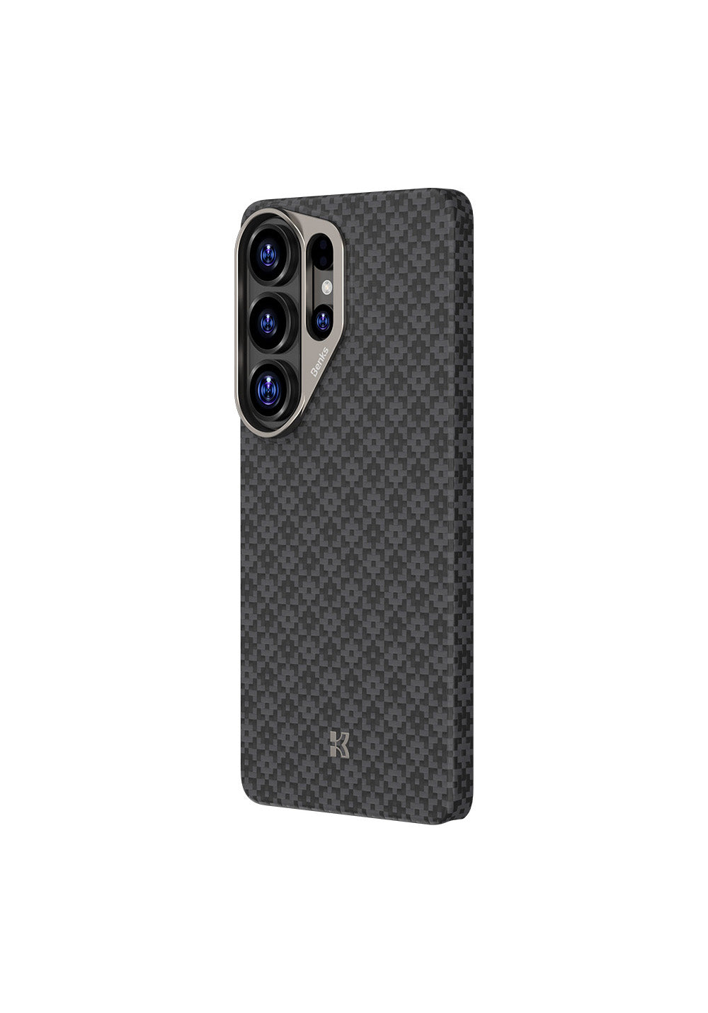 Galaxy S26 Ultra Kılıf M-Safe Şarj Özellikli Benks ArmorAir ArmorGrid Serisi Kevlar Karbon Kapak