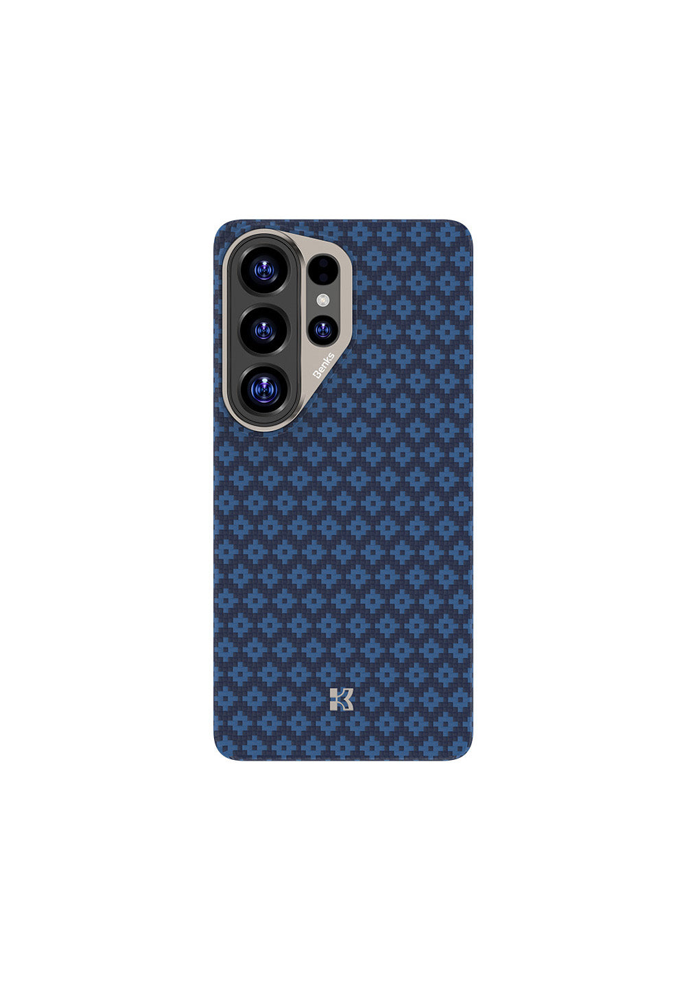 Galaxy S26 Ultra Kılıf M-Safe Şarj Özellikli Benks ArmorAir ArmorGrid Serisi Kevlar Karbon Kapak