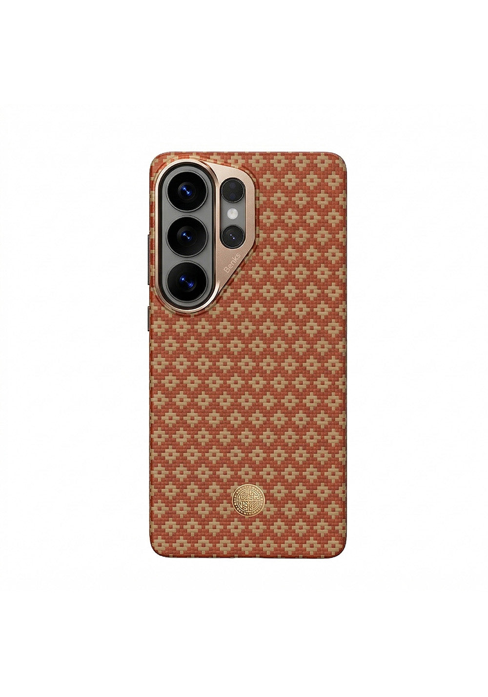 Galaxy S26 Ultra Kılıf M-Safe Şarj Özellikli Benks ArmorAir ArmorGrid Serisi Kevlar Karbon Kapak