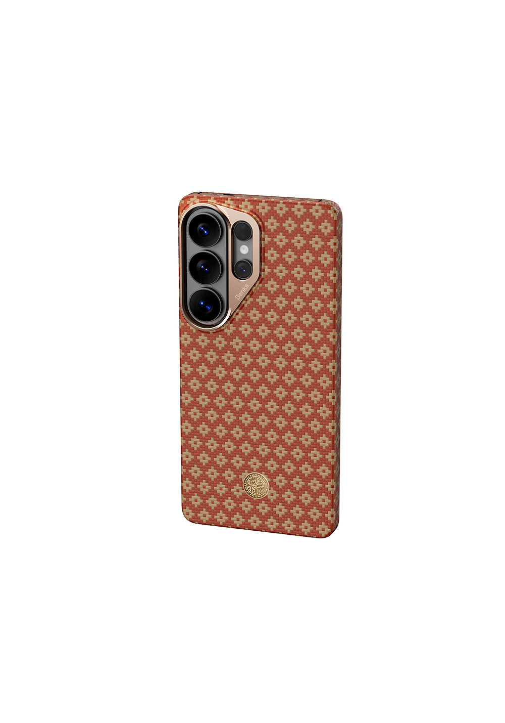 Galaxy S26 Ultra Kılıf M-Safe Şarj Özellikli Benks ArmorAir ArmorGrid Serisi Kevlar Karbon Kapak