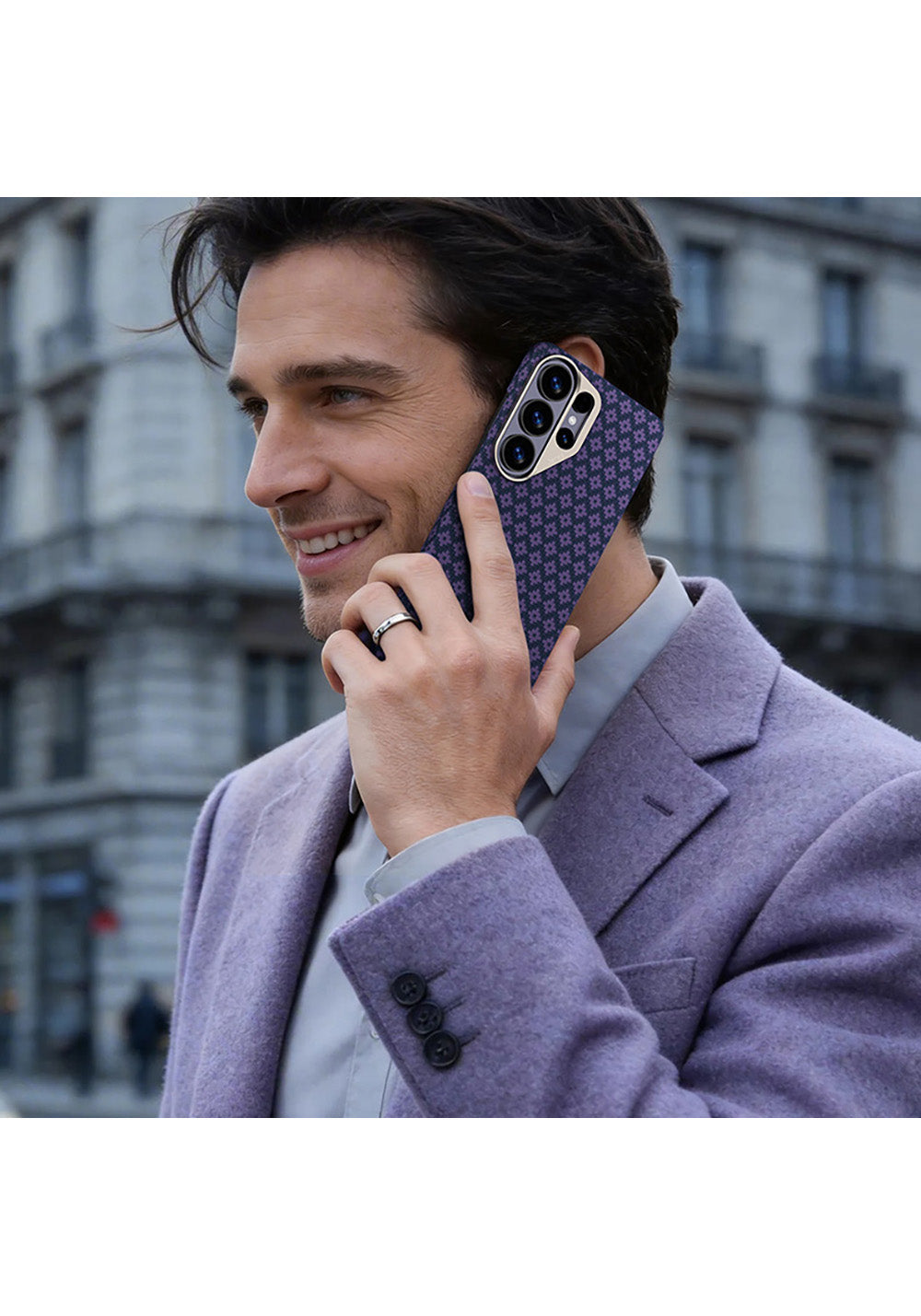 Galaxy S26 Ultra Kılıf M-Safe Şarj Özellikli Benks ArmorAir ArmorGrid Serisi Kevlar Karbon Kapak