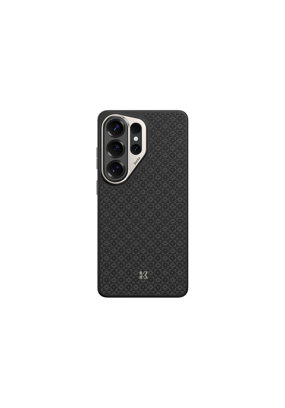 Galaxy S26 Ultra Kılıf M-Safe Şarj Özellikli Benks ArmorPro ArmorGrid Serisi Kevlar Karbon Kapak