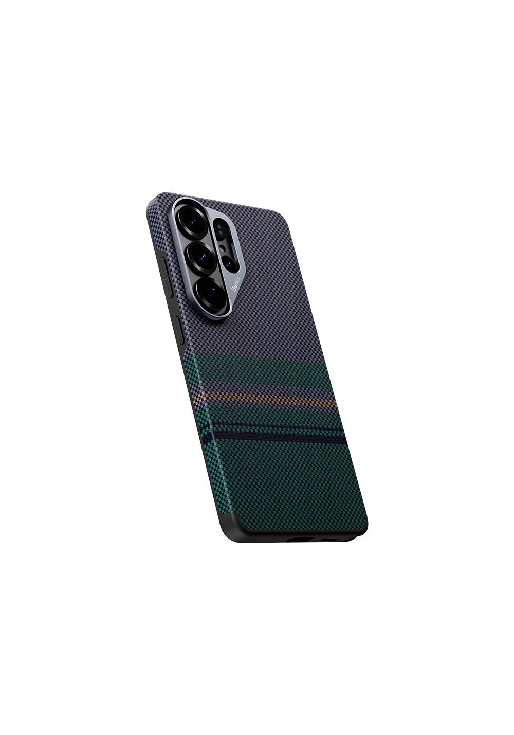 Galaxy S26 Ultra Kılıf Manyetik Şarj Uyumlu Karbon Fiber Tasarımlı Benks Aurora ArmorPro Kevlar Kapak
