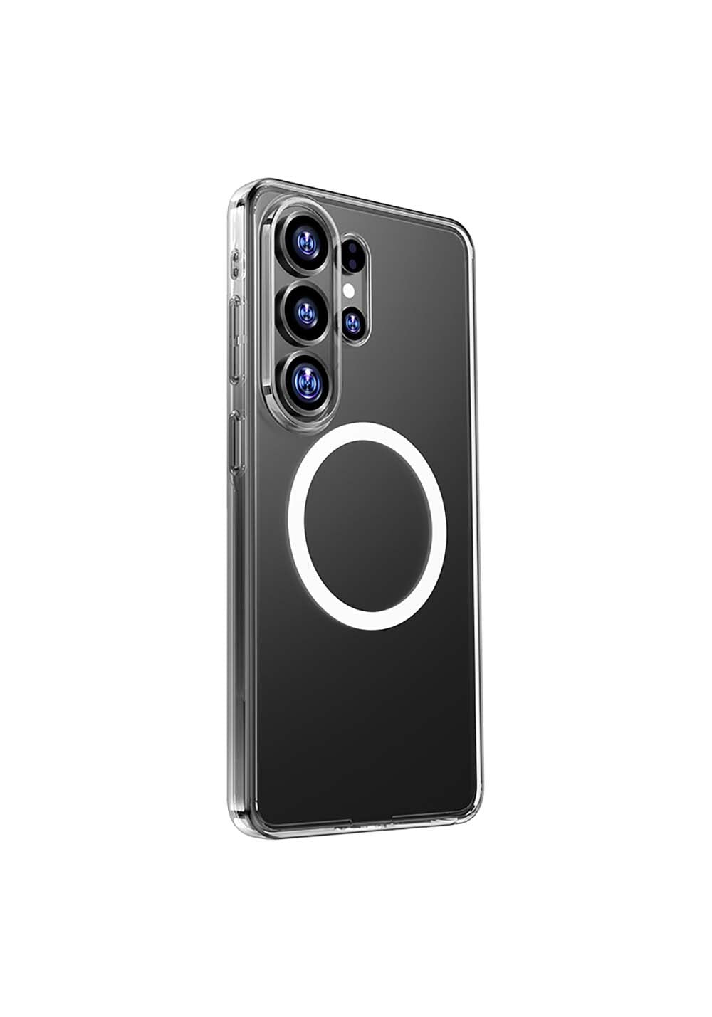 Galaxy S26 Ultra Kılıf Manyetik Şarj Uyumlu Benks Magnetik Crystal Serisi Şeffaf Kapak