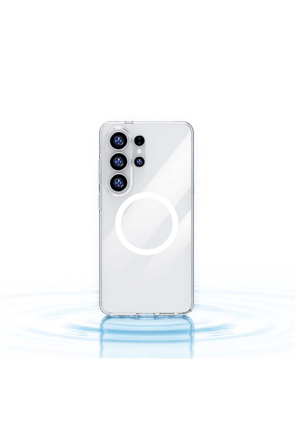 Galaxy S26 Ultra Kılıf Manyetik Şarj Uyumlu Benks Magnetik Crystal Serisi Şeffaf Kapak