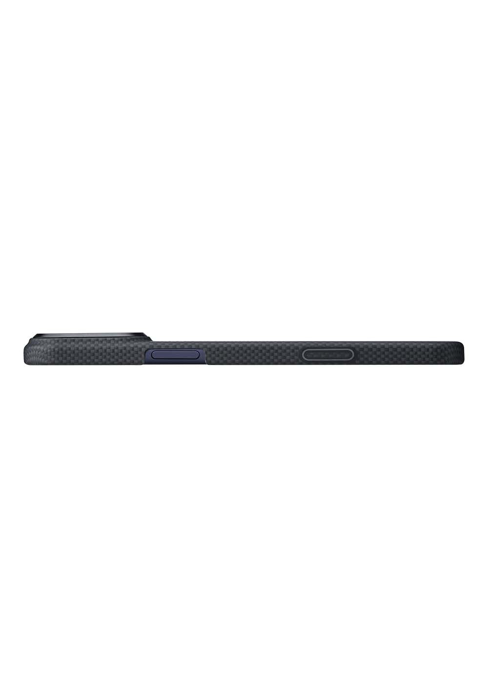 Apple iPhone 17 Pro Kılıf Manyetik Şarj Uyumlu Lumintex Teknolojili Fosforlu Aramid Karbon Fiber Pitaka Tactile Woven Aries Serisi Kapak