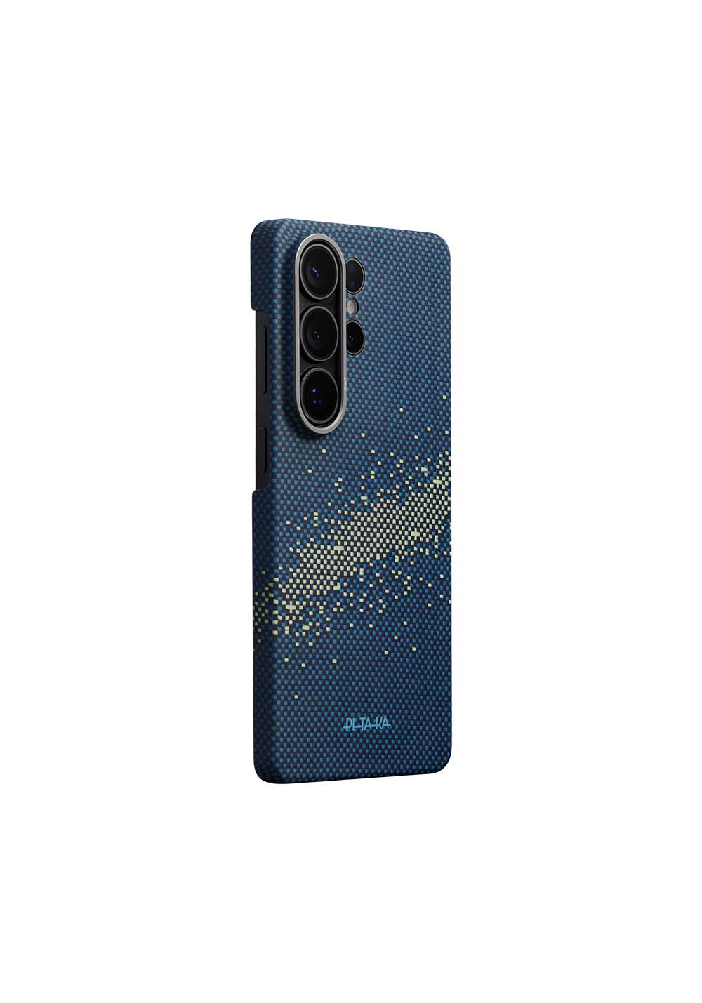 Galaxy S26 Ultra Kılıf Manyetik Şarj Uyumlu Aramid Karbon Fiber Pitaka Tactile Woven Starpeak Edge Serisi Milky Way Galaxy Kapak