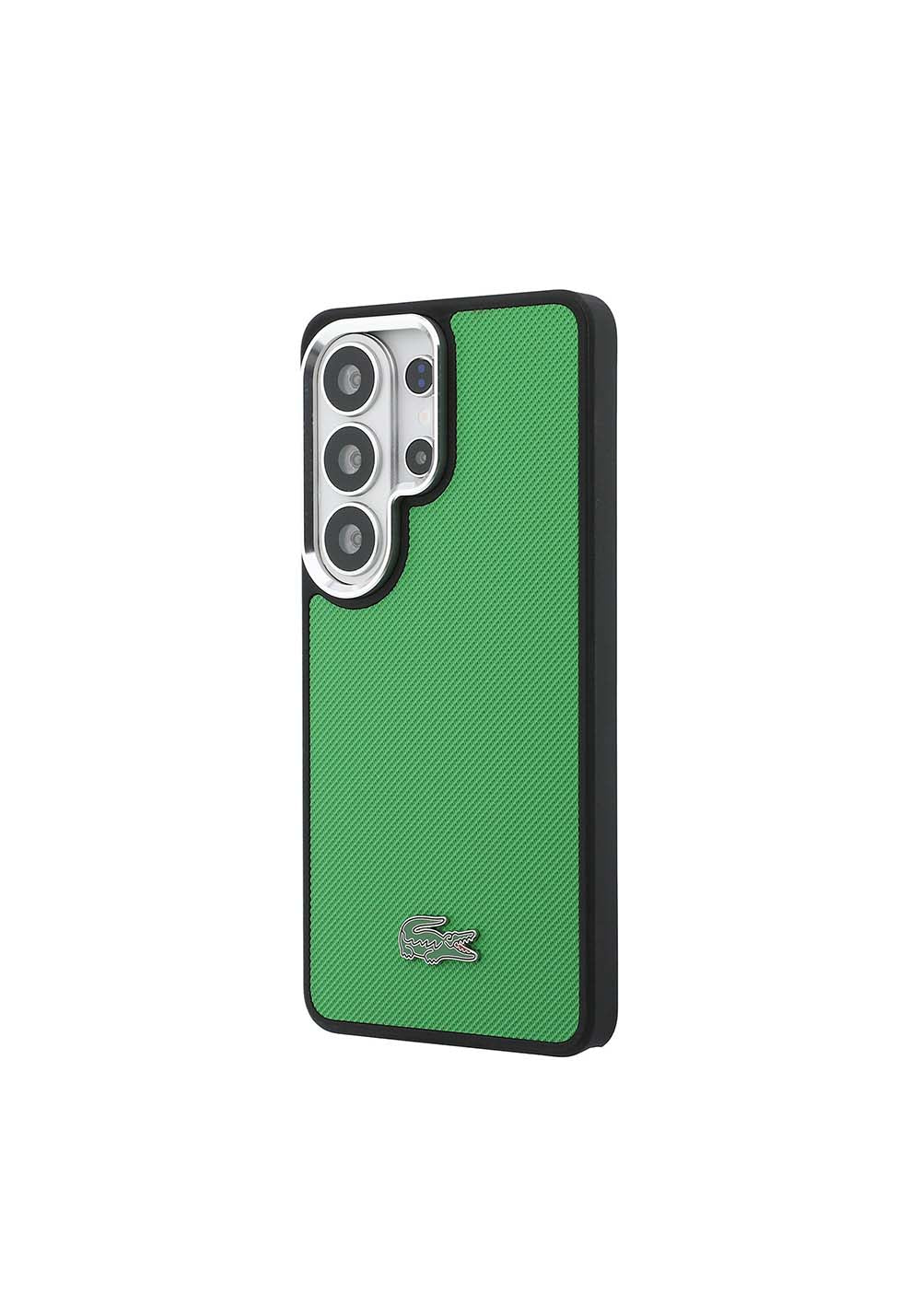 Galaxy S26 Ultra Kılıf Lacoste Orijinal Lisanslı PU Pike Desenli Arka Yüzey İkonik Timsah Metal Logolu Kapak
