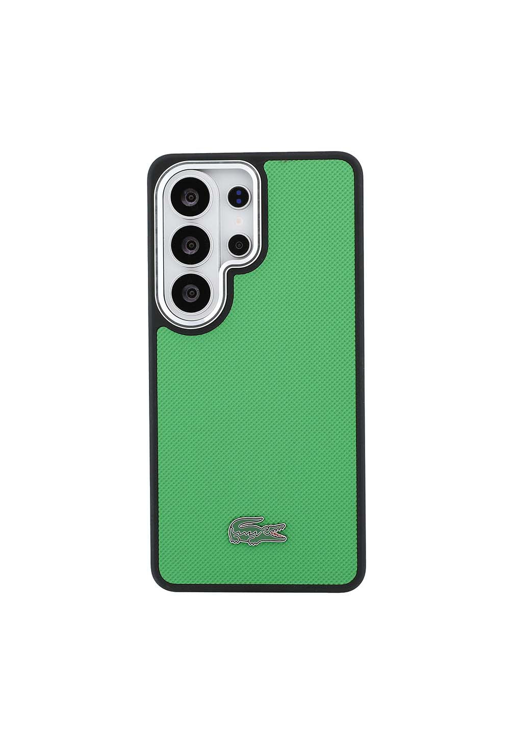 Galaxy S26 Ultra Kılıf Lacoste Orijinal Lisanslı PU Pike Desenli Arka Yüzey İkonik Timsah Metal Logolu Kapak