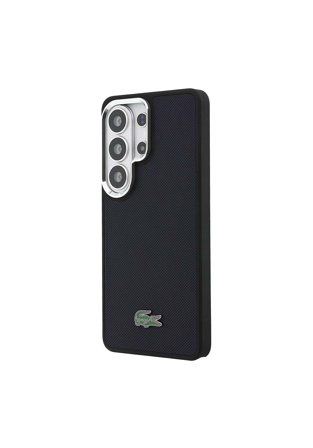 Galaxy S26 Ultra Kılıf Lacoste Orijinal Lisanslı PU Pike Desenli Arka Yüzey İkonik Timsah Metal Logolu Kapak