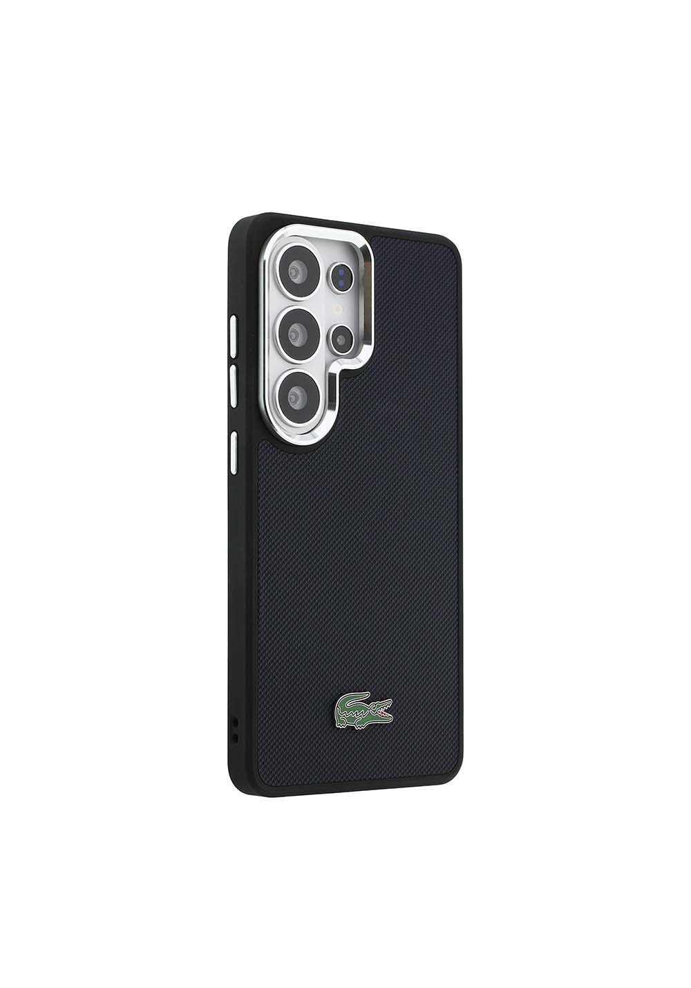 Galaxy S26 Ultra Kılıf Lacoste Orijinal Lisanslı PU Pike Desenli Arka Yüzey İkonik Timsah Metal Logolu Kapak