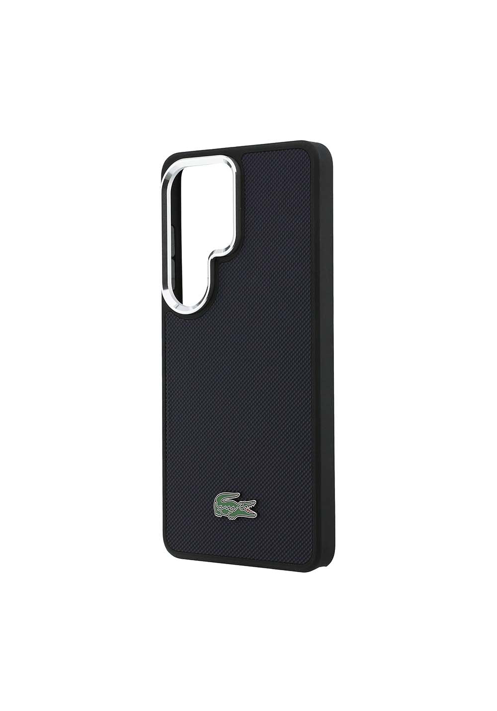 Galaxy S26 Ultra Kılıf Lacoste Orijinal Lisanslı PU Pike Desenli Arka Yüzey İkonik Timsah Metal Logolu Kapak