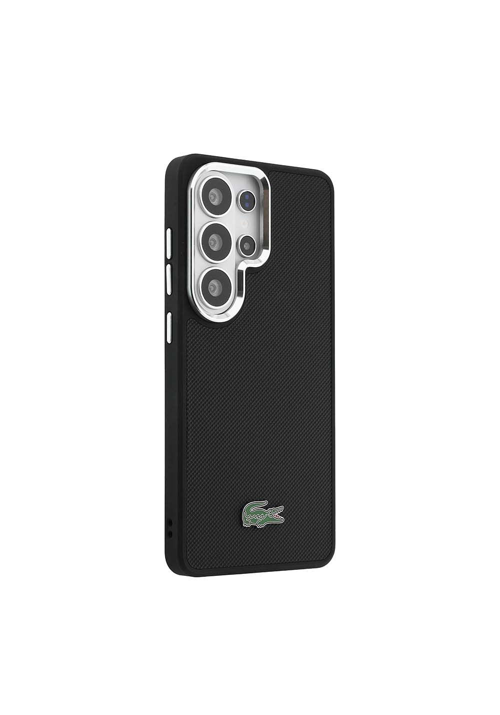 Galaxy S26 Ultra Kılıf Lacoste Orijinal Lisanslı PU Pike Desenli Arka Yüzey İkonik Timsah Metal Logolu Kapak