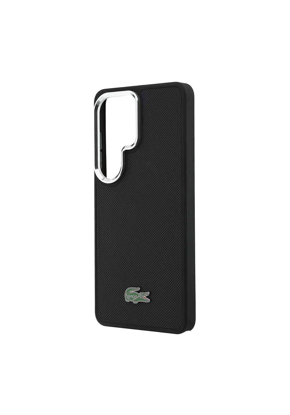 Galaxy S26 Ultra Kılıf Lacoste Orijinal Lisanslı PU Pike Desenli Arka Yüzey İkonik Timsah Metal Logolu Kapak