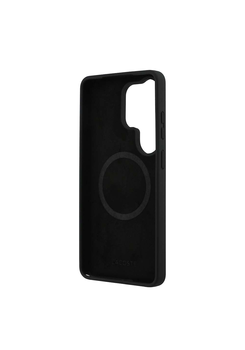 Galaxy S26 Ultra Kılıf Lacoste Orijinal Lisanslı Manyetik Şarj Uyumlu İkonik Logolu Metal Kamera Çerçeveli Silikon Kapak