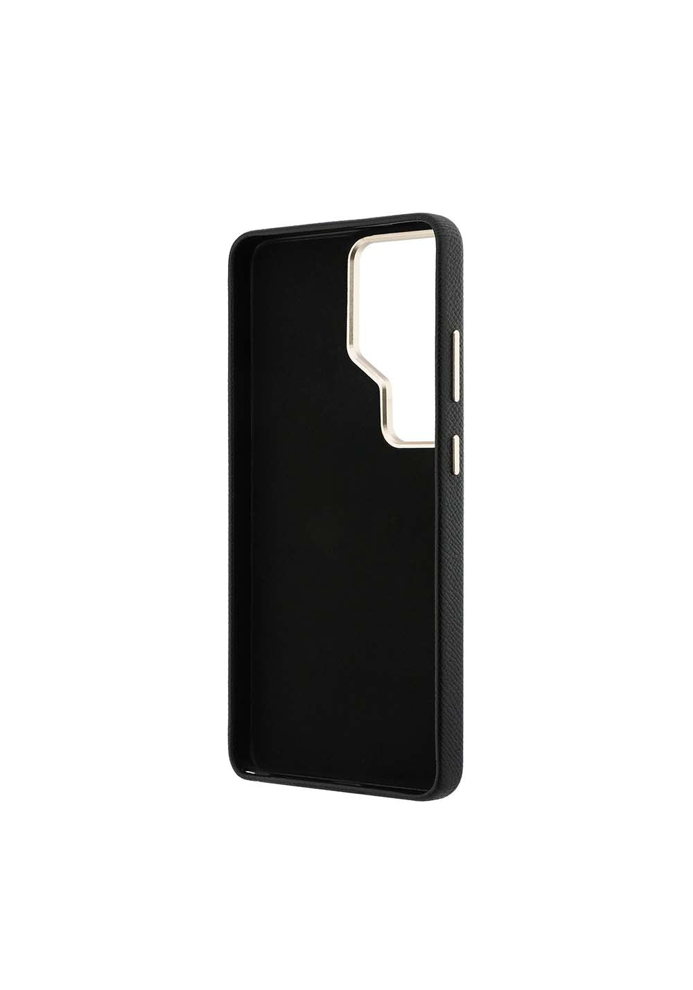 Galaxy S26 Ultra Kılıf Guess Orijinal Lisanslı Grained Yazı ve 4G Büyük Metal Logolu Kapak