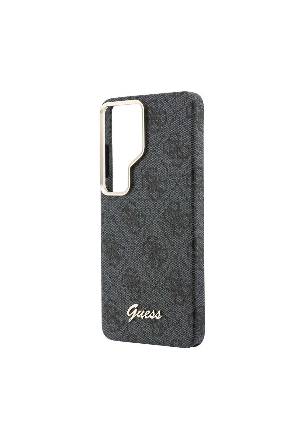 Galaxy S26 Ultra Kılıf Guess Orijinal Lisanslı Manyetik Şarj Uyumlu Script Yazı Logolu 4G Desenli Kapak