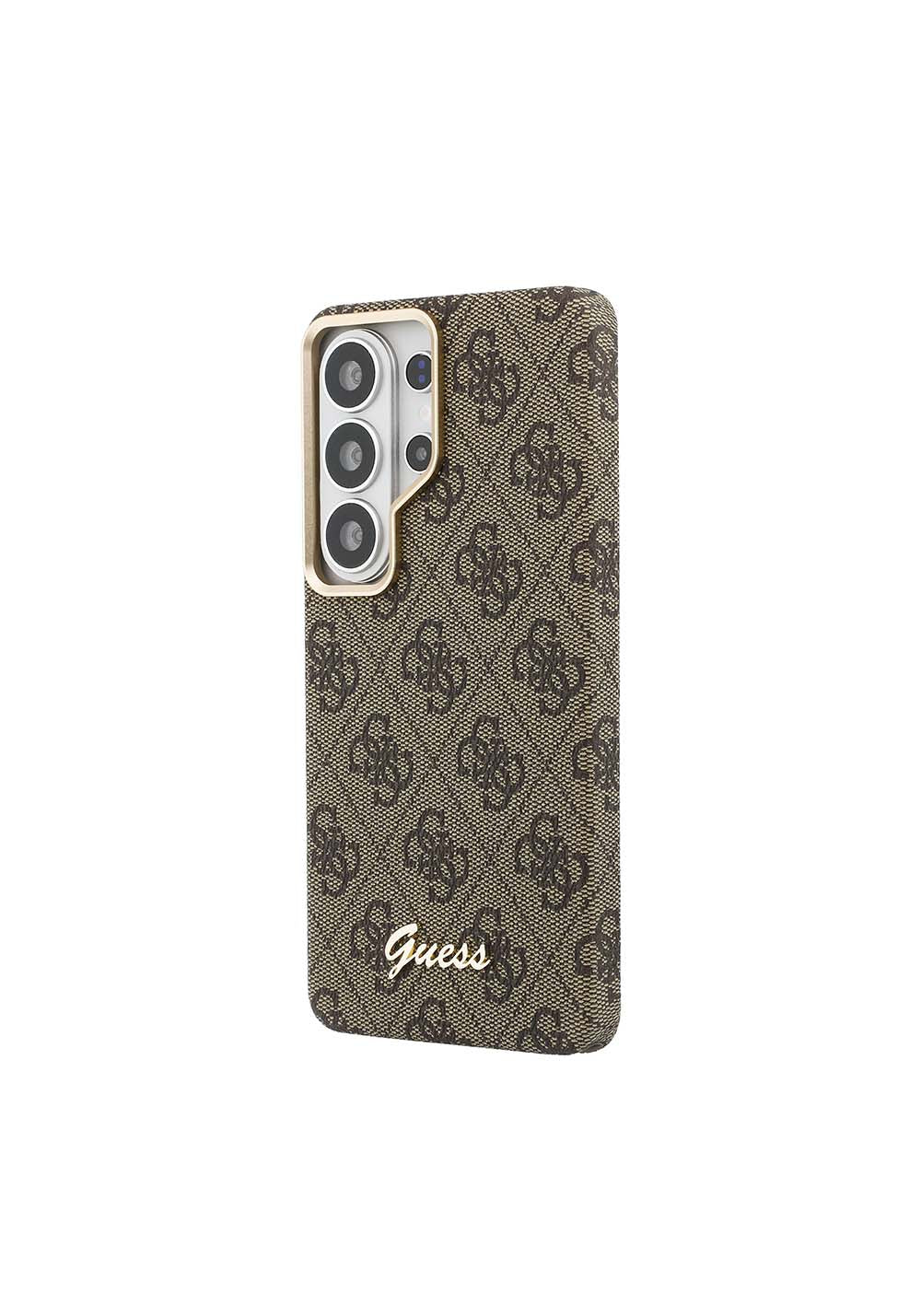 Galaxy S26 Ultra Kılıf Guess Orijinal Lisanslı Manyetik Şarj Uyumlu Script Yazı Logolu 4G Desenli Kapak