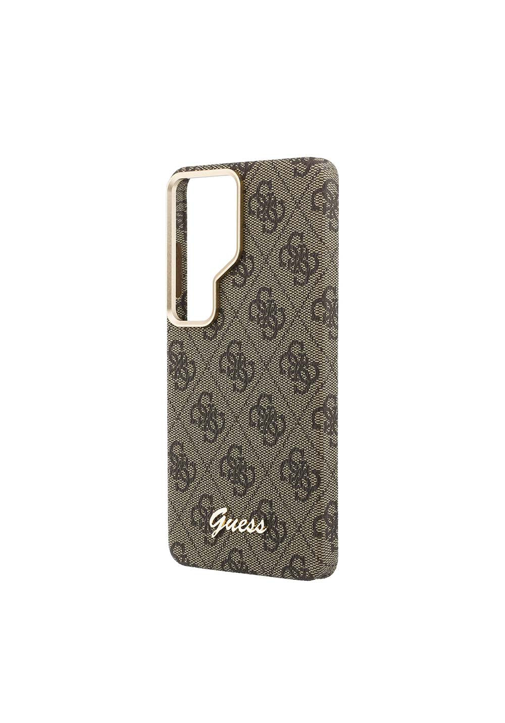 Galaxy S26 Ultra Kılıf Guess Orijinal Lisanslı Manyetik Şarj Uyumlu Script Yazı Logolu 4G Desenli Kapak
