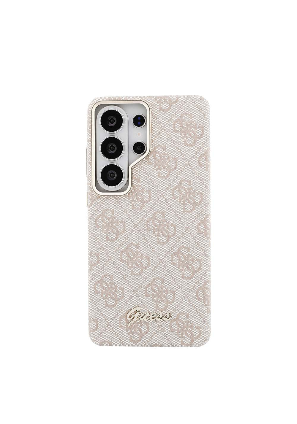 Galaxy S26 Ultra Kılıf Guess Orijinal Lisanslı Manyetik Şarj Uyumlu Script Yazı Logolu 4G Desenli Kapak