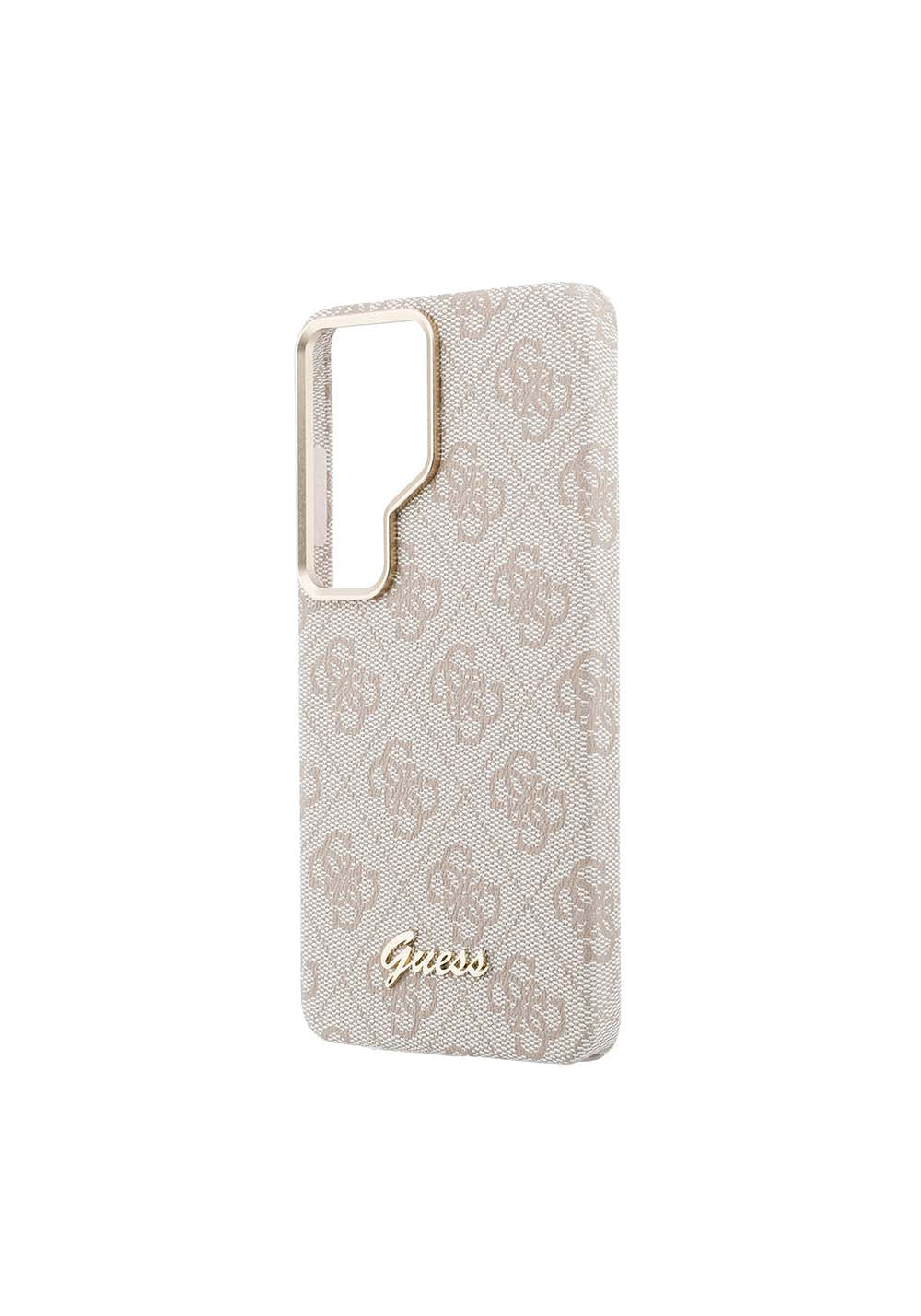 Galaxy S26 Ultra Kılıf Guess Orijinal Lisanslı Manyetik Şarj Uyumlu Script Yazı Logolu 4G Desenli Kapak