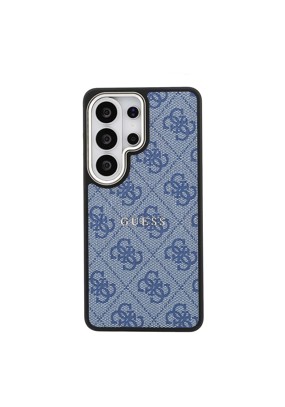 Galaxy S26 Ultra Kılıf Guess Orijinal Lisanslı Manyetik Şarj Uyumlu Metal Kamera Çerçeveli PU Deri 4G Desenli Yazı Logolu Kapak