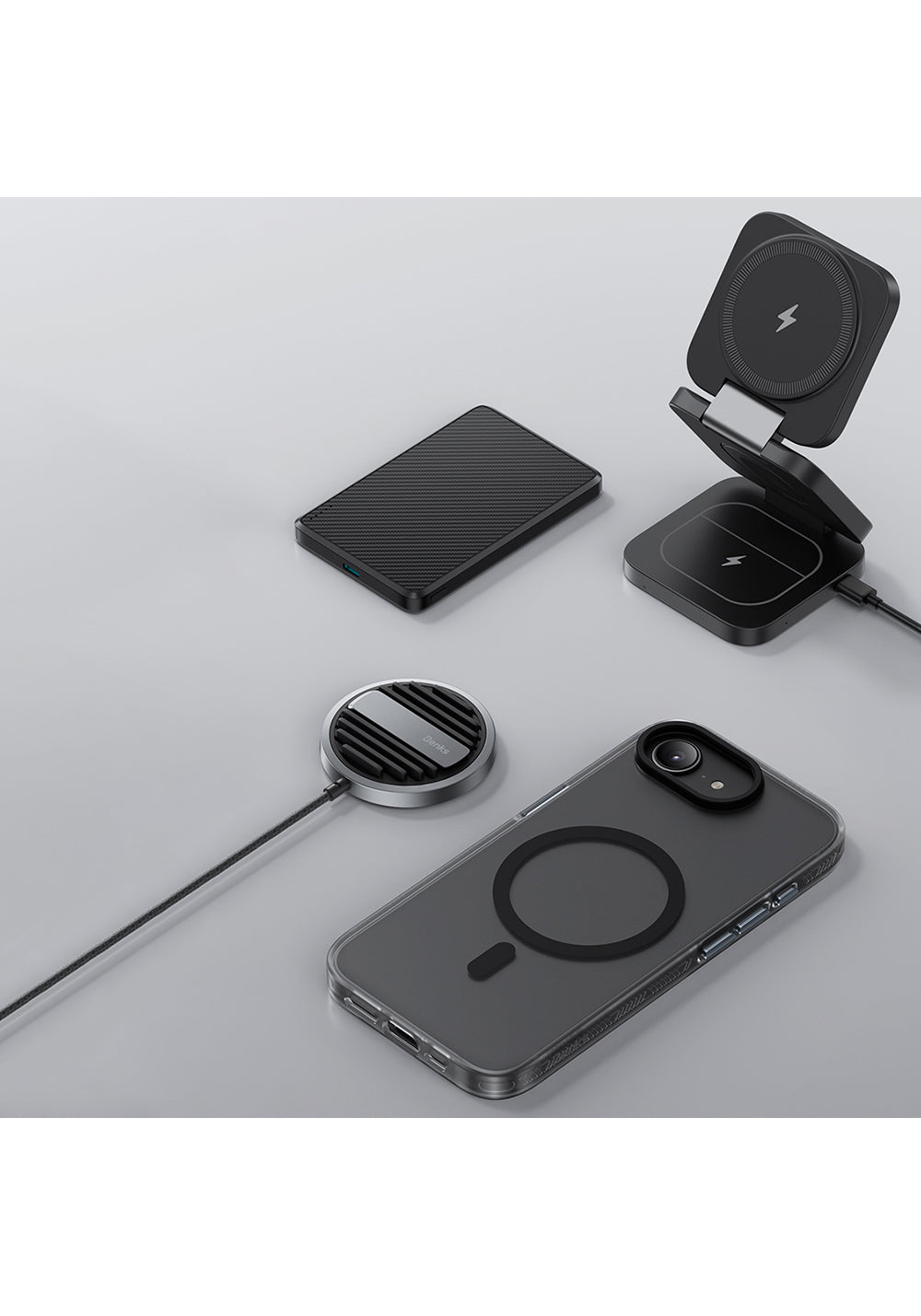 Apple iPhone 17E Kılıf Manyetik Şarj Uyumlu Benks Lucid Armor Kapak