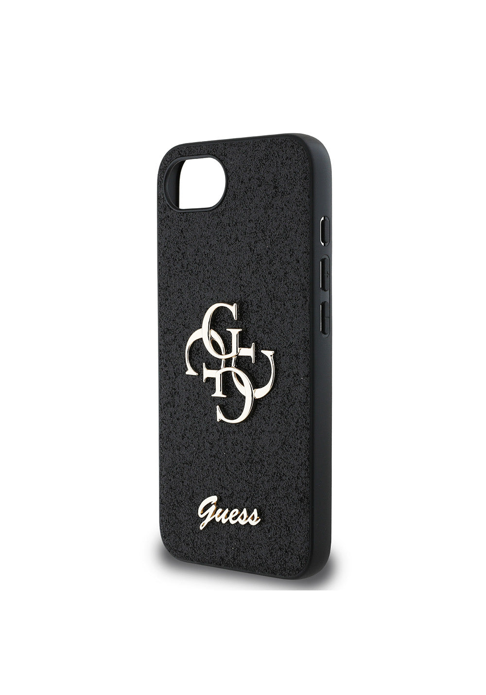 Apple iPhone 17E Kılıf Guess Orijinal Lisanslı 4G Büyük Metal Logolu Glitter Kapak