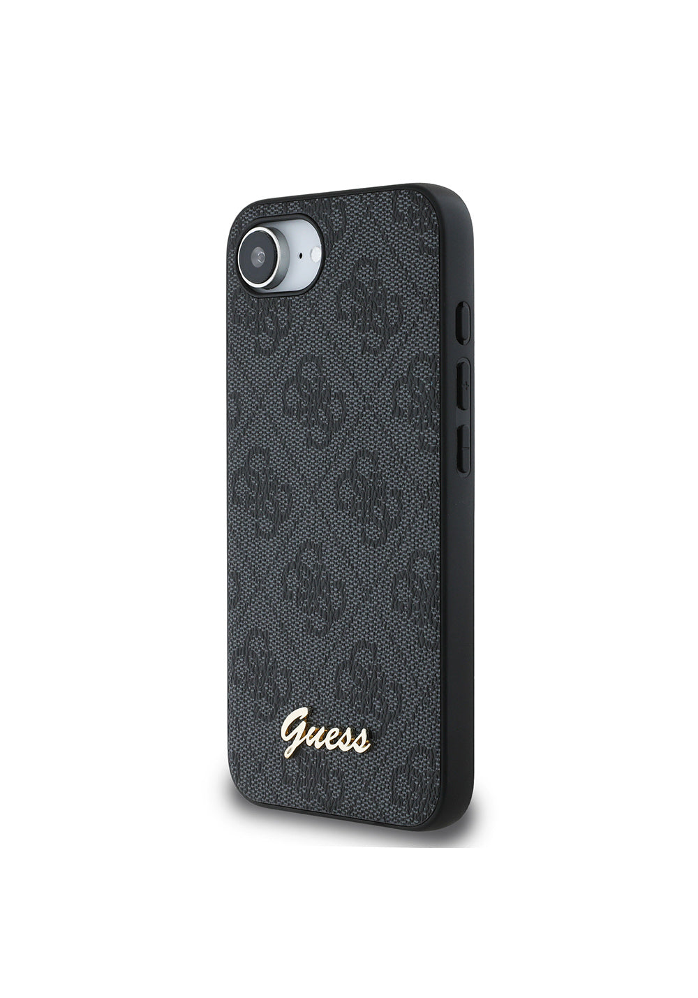 Apple iPhone 17E Kılıf Guess Orijinal Lisanslı 4G Desenli Script Metal Logolu Kapak