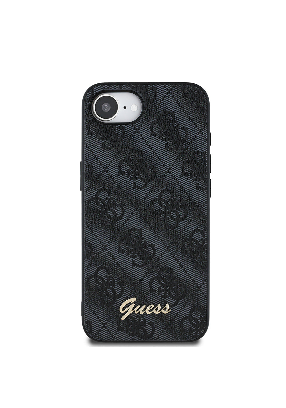 Apple iPhone 17E Kılıf Guess Orijinal Lisanslı 4G Desenli Script Metal Logolu Kapak
