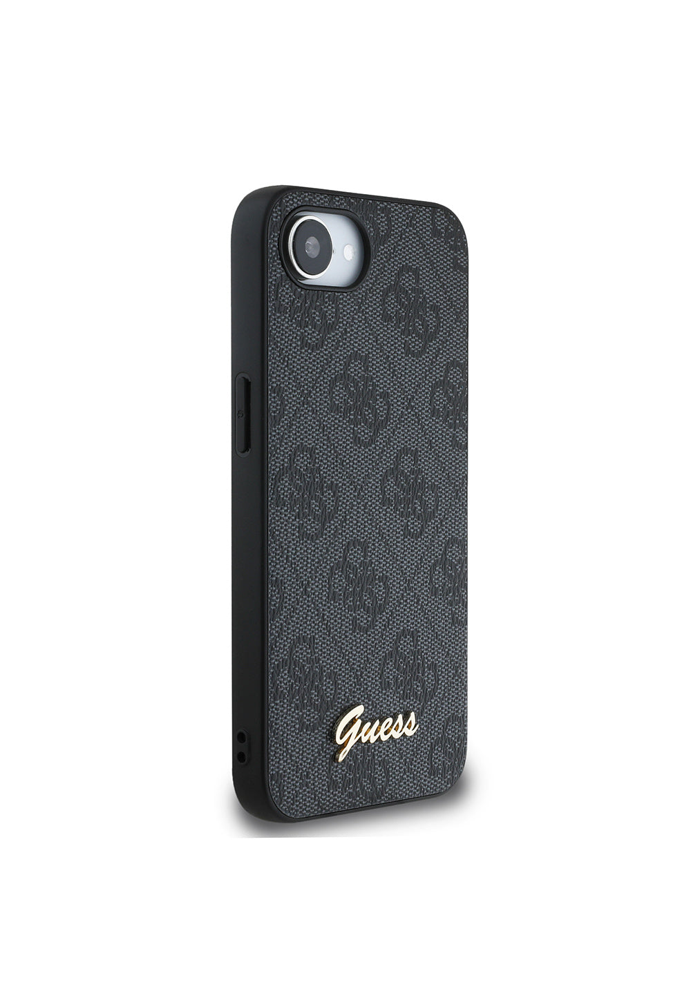 Apple iPhone 17E Kılıf Guess Orijinal Lisanslı 4G Desenli Script Metal Logolu Kapak