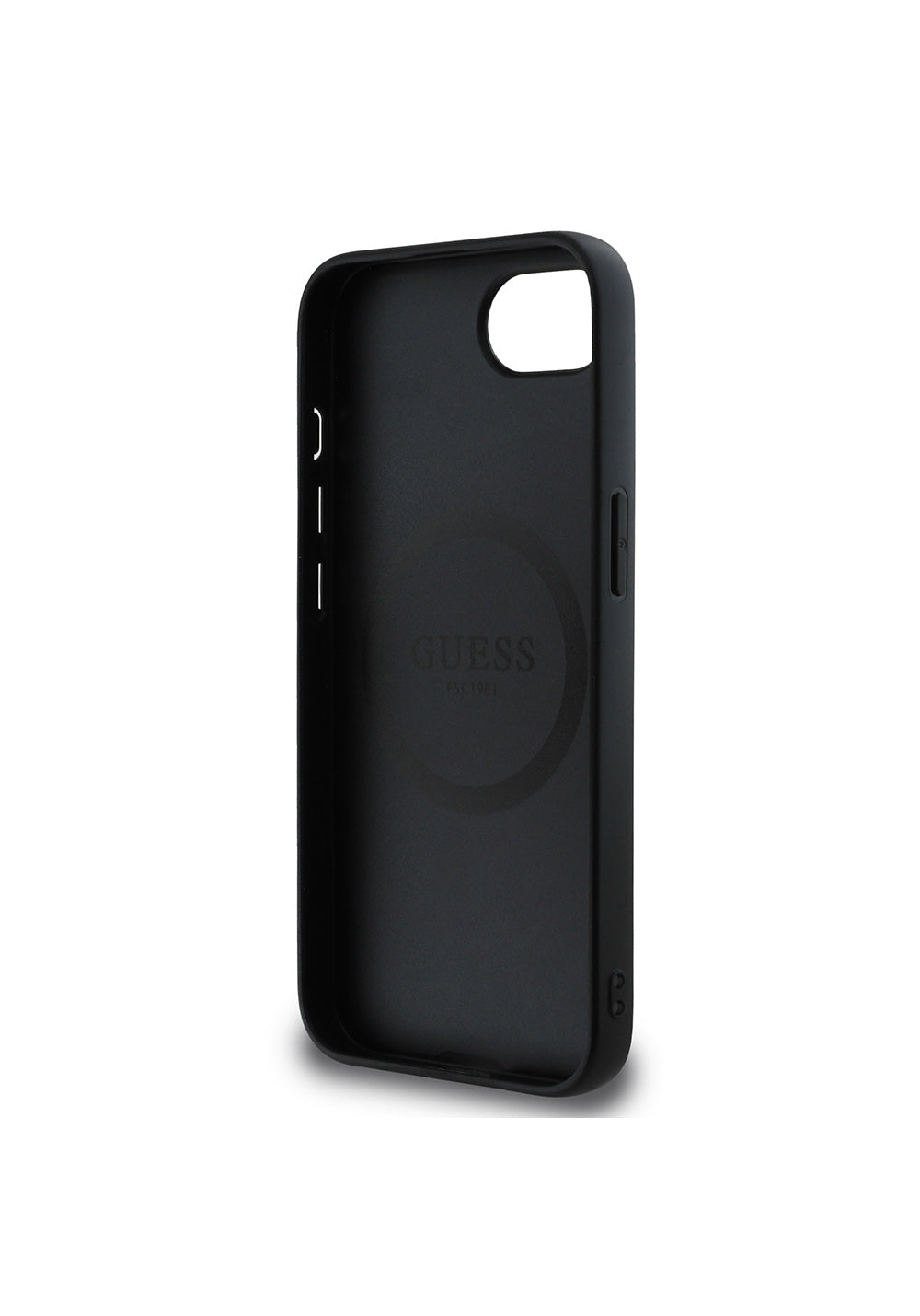 Apple iPhone 17E Kılıf Guess Orijinal Lisanslı 4G Desenli Script Metal Logolu Kapak