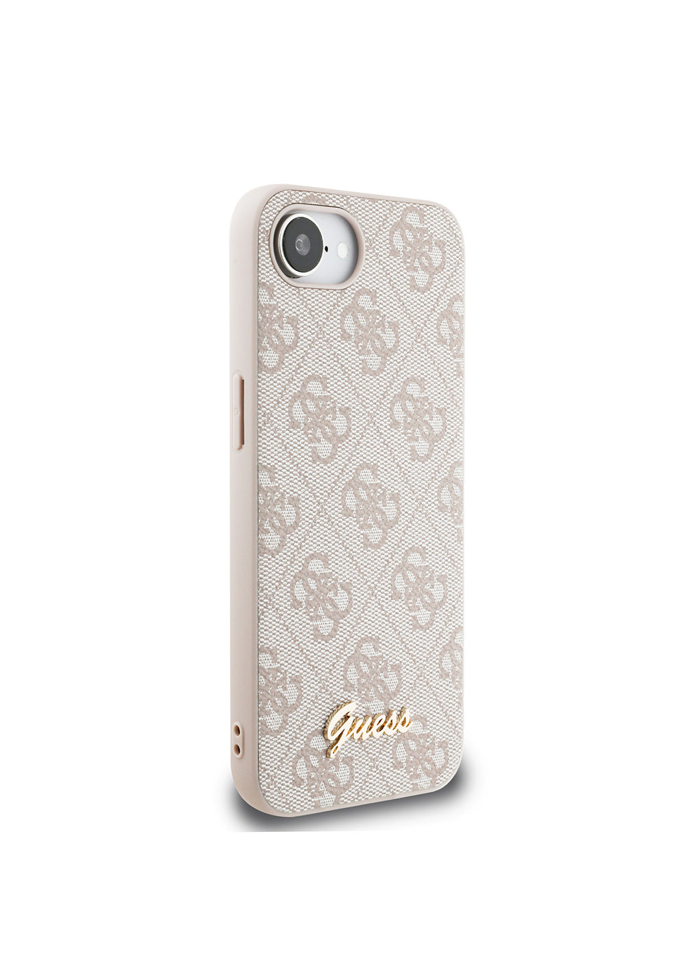 Apple iPhone 17E Kılıf Guess Orijinal Lisanslı 4G Desenli Script Metal Logolu Kapak