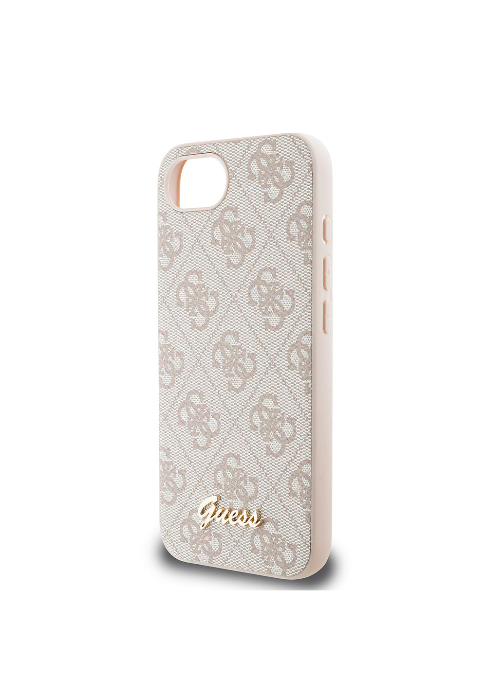 Apple iPhone 17E Kılıf Guess Orijinal Lisanslı 4G Desenli Script Metal Logolu Kapak