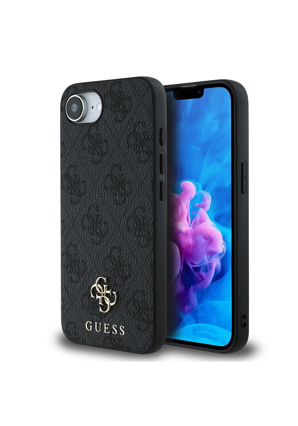 Apple iPhone 17E Kılıf Guess Orijinal Lisanslı Manyetik Şarj Uyumlu Small 4G Classic Kapak
