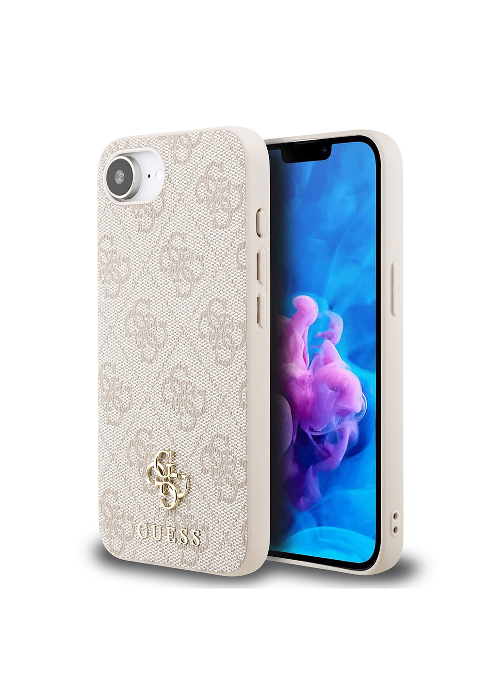 Apple iPhone 17E Kılıf Guess Orijinal Lisanslı Manyetik Şarj Uyumlu Small 4G Classic Kapak