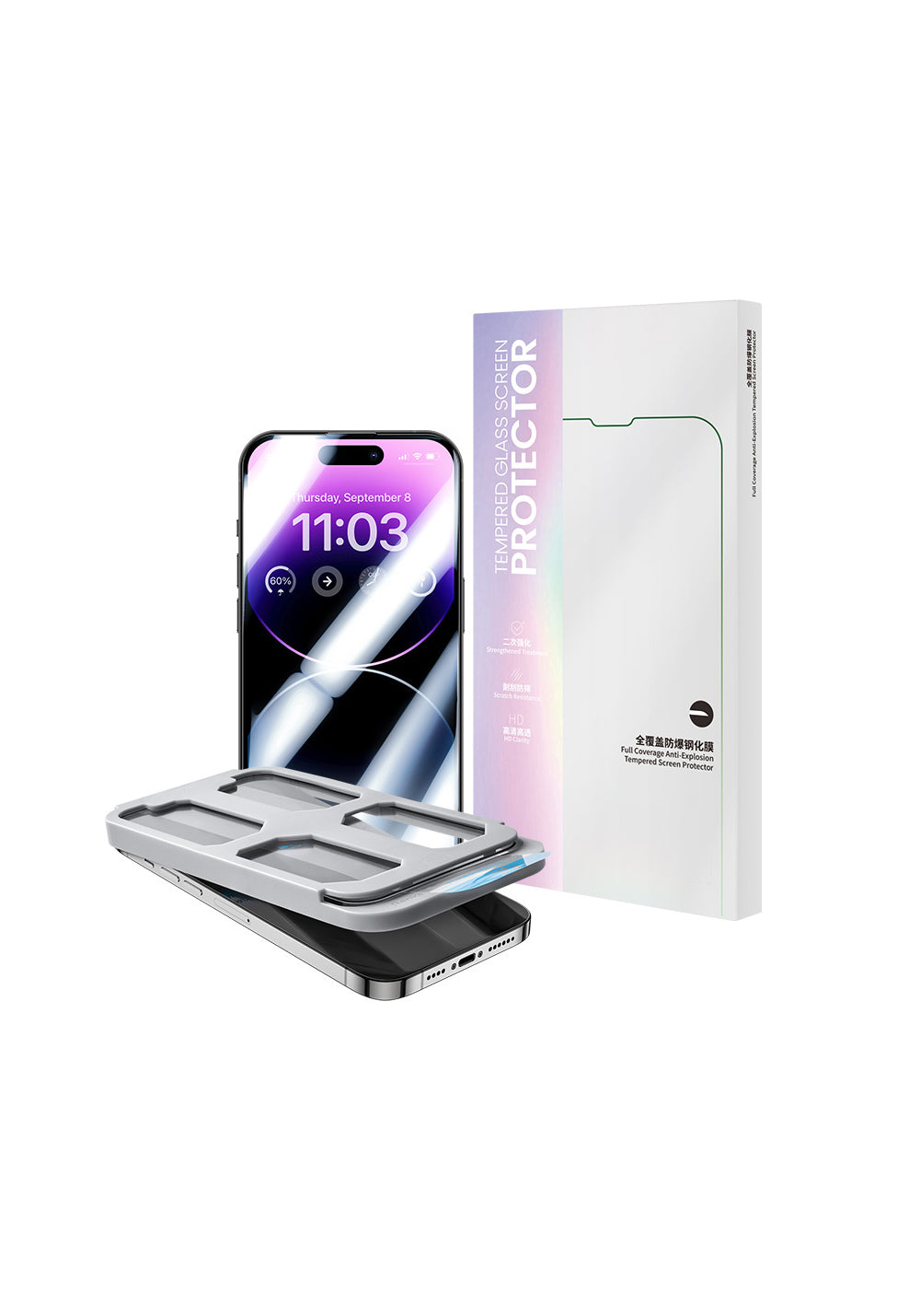 Apple iPhone 17E Benks V Pro Ultra Shield 0.3mm Ekran Koruyucu + Kolay Uygulama Aparatlı