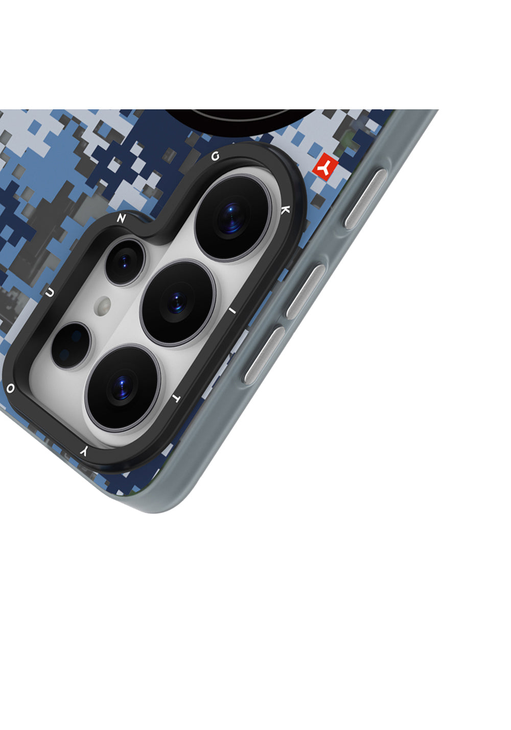 Galaxy S26 Ultra Kılıf M-Safe Şarj Özellikli Youngkit Camouflage Sykell Serisi Kapak