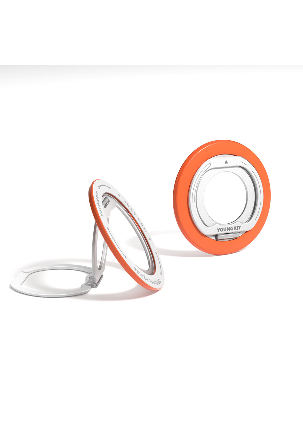 Youngkit Magnetik 360 Derece Dönebilen Dual Fold Rotating Serisi Parmak Ring Stand