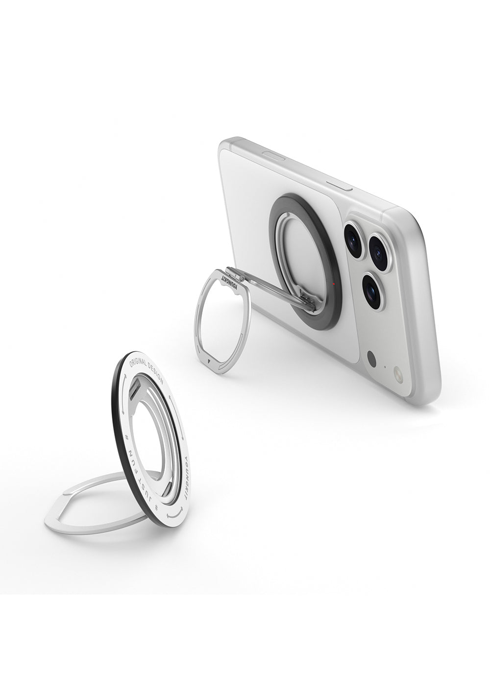 Youngkit Magnetik 360 Derece Dönebilen Dual Fold Rotating Serisi Parmak Ring Stand