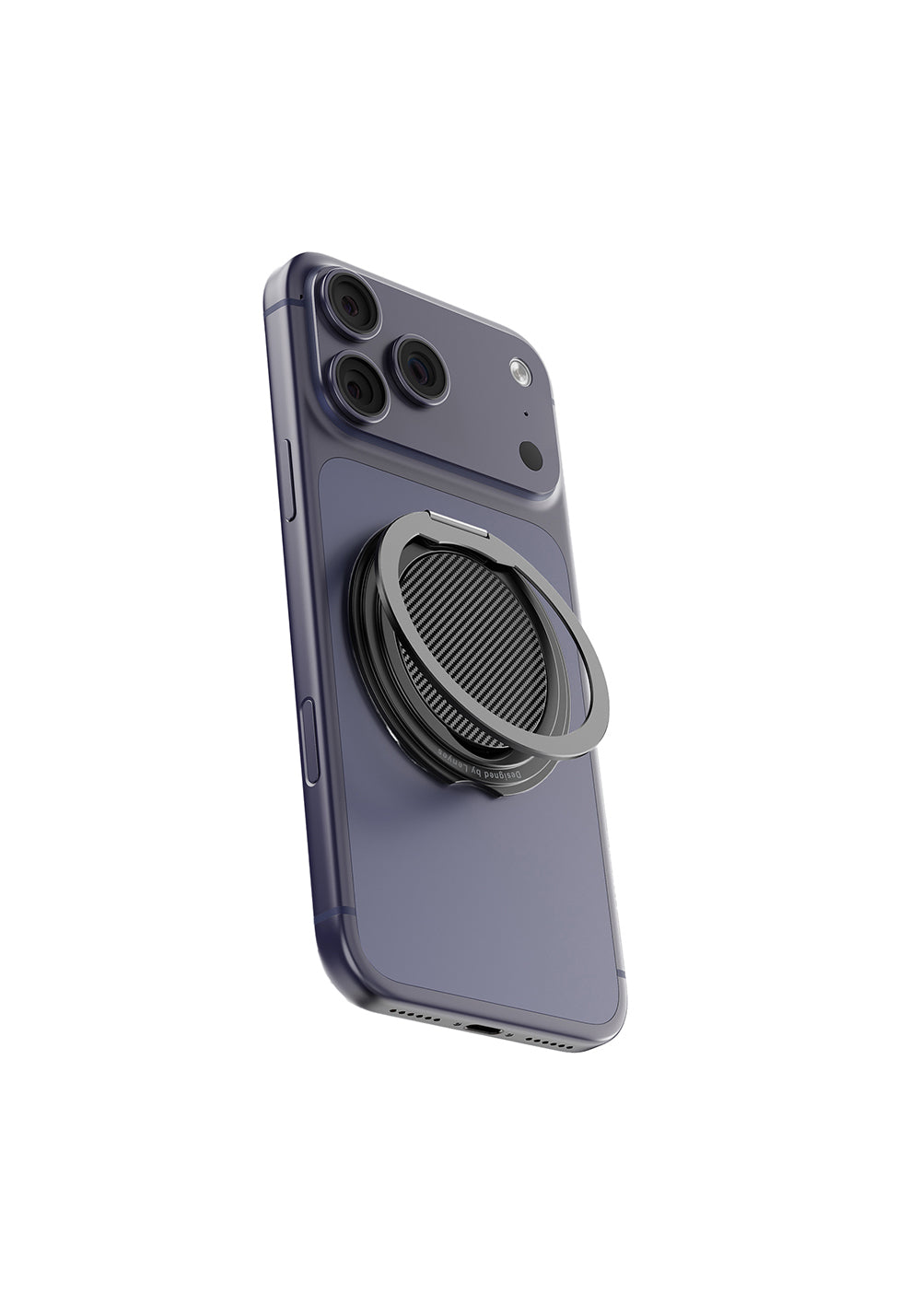 Lenyes CR212 Aramid Fiber 360 Derece Dönebilen Magnetik Ring Stand Telefon Tutucu