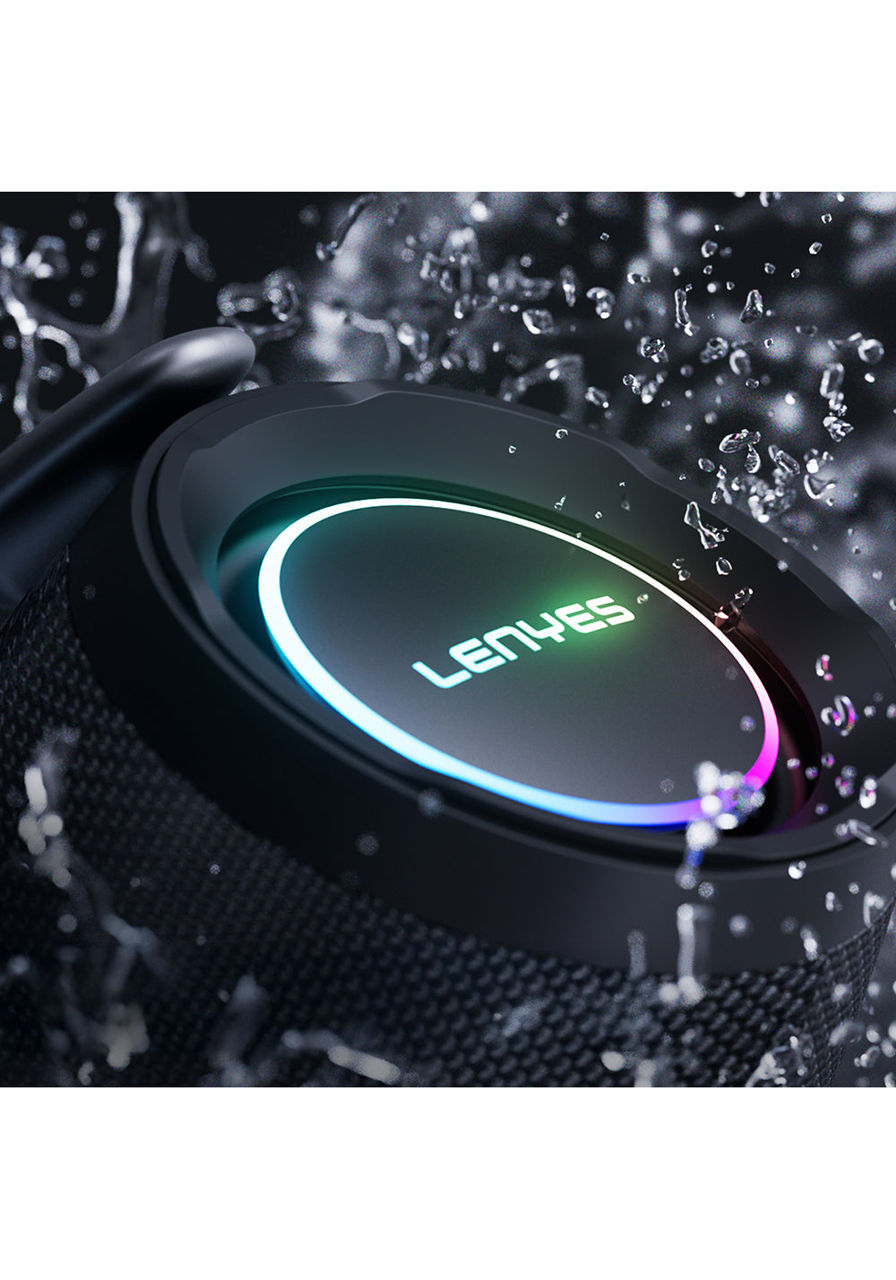Lenyes Boost X Serisi RGB Işıklı Çift Mikrofonlu Taşınabilir Bluetooth Hoparlör v5.3 600W