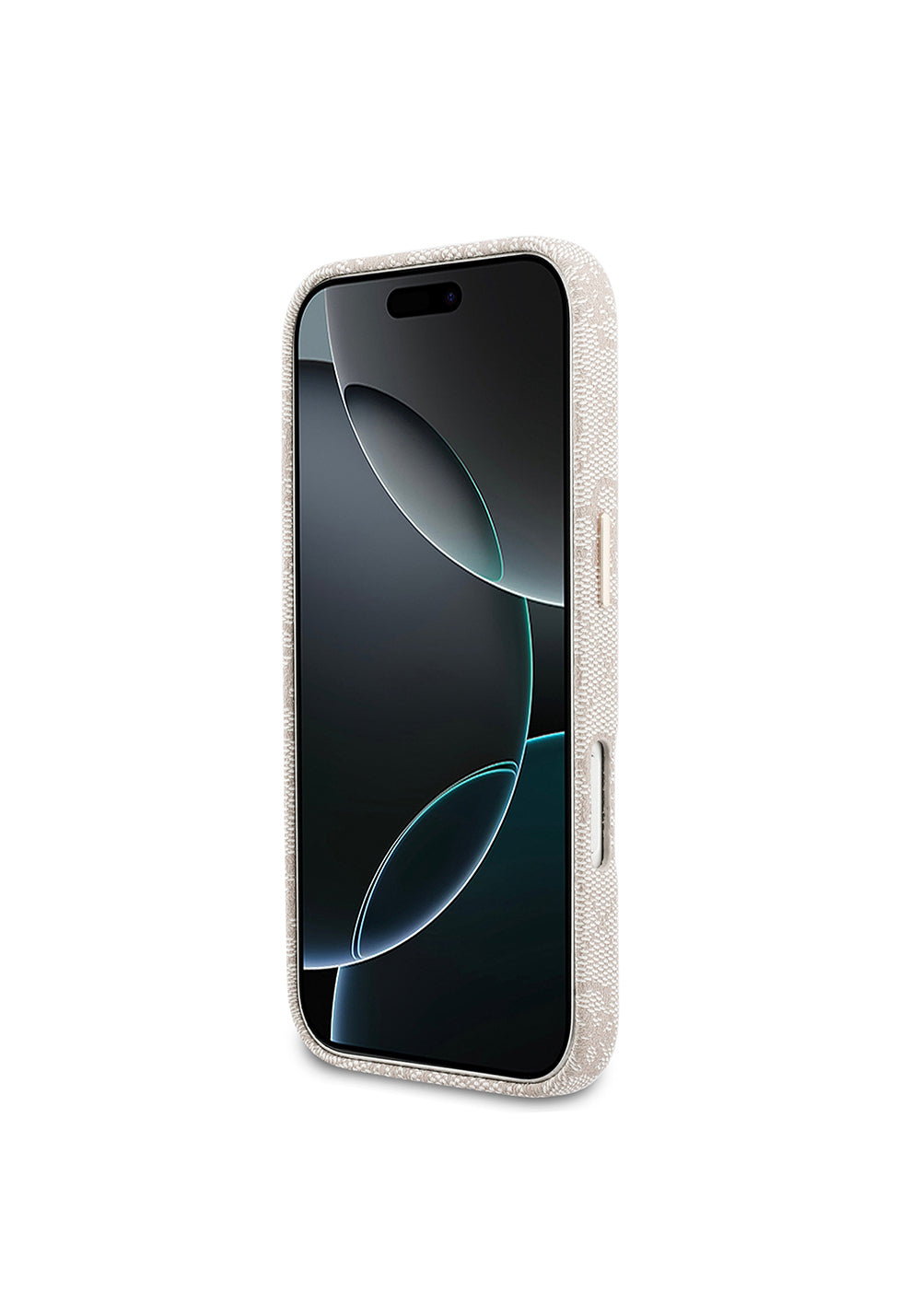 Apple iPhone 17 Pro Kılıf Guess Orijinal Lisanslı Manyetik Şarj Uyumlu Script Yazı Logolu 4G Desenli Kapak