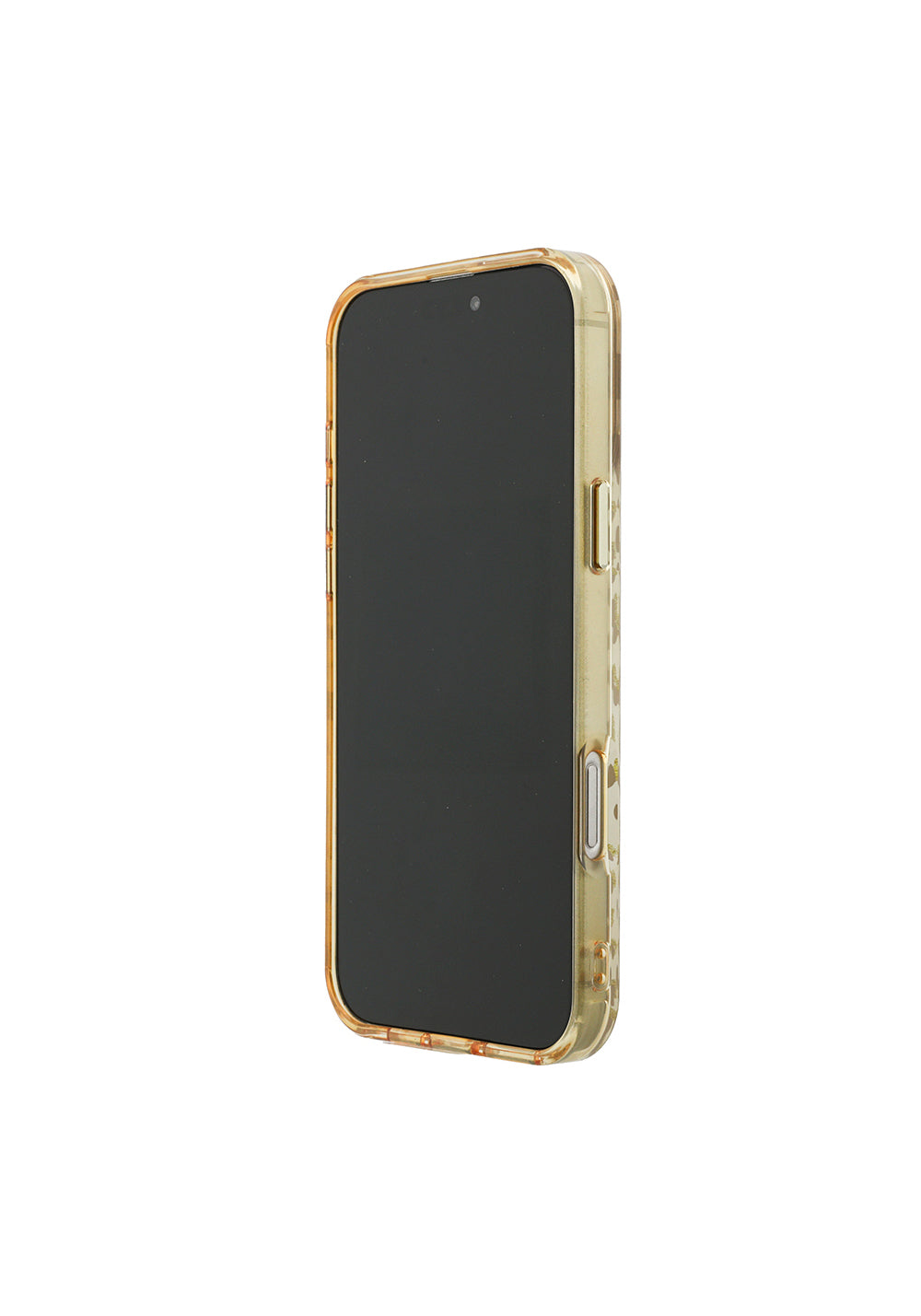 Apple iPhone 16 Pro Max Kılıf Guess Orijinal Lisanslı Manyetik Şarj Uyumlu Üçgen Logolu Simli Leopar Desenli Kapak