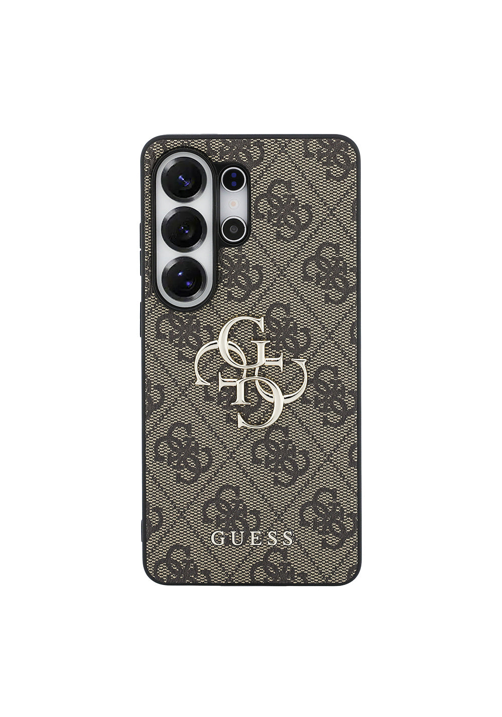 Galaxy S26 Ultra Kılıf Guess Orijinal Lisanslı PU Deri Büyük Metal Logo Dizaynlı Kapak
