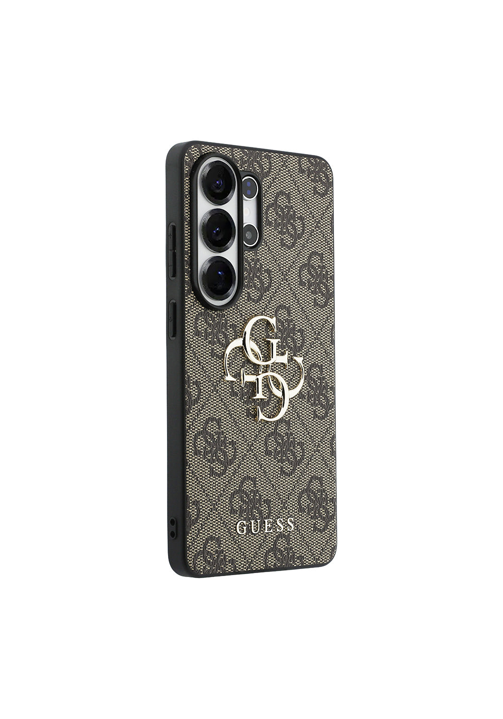 Galaxy S26 Ultra Kılıf Guess Orijinal Lisanslı PU Deri Büyük Metal Logo Dizaynlı Kapak